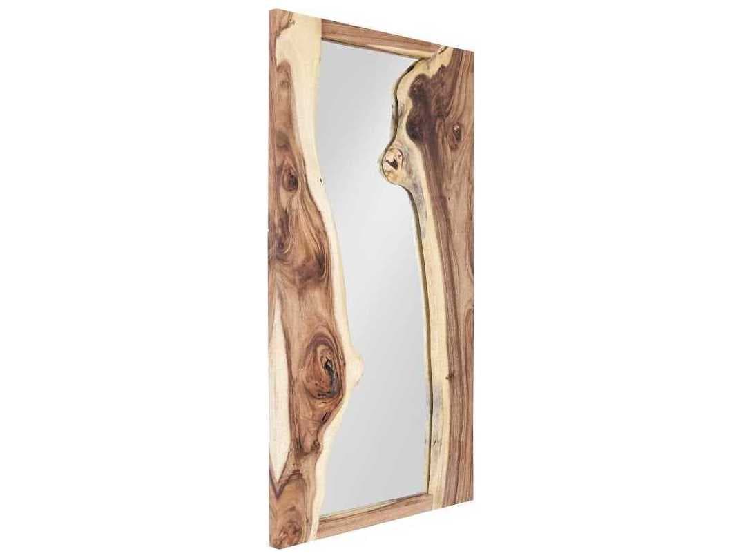 Phillips Collection Brown Wall Mirror Rectangular