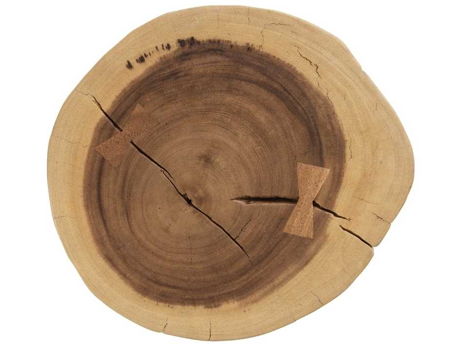 Phillips Collection Brown Accent Stool