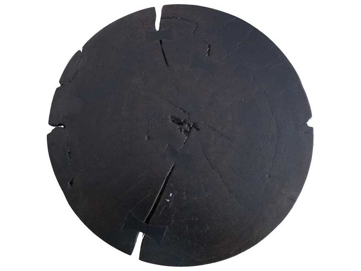 Phillips Collection Butterfly Black Mango Wood Bar Stool