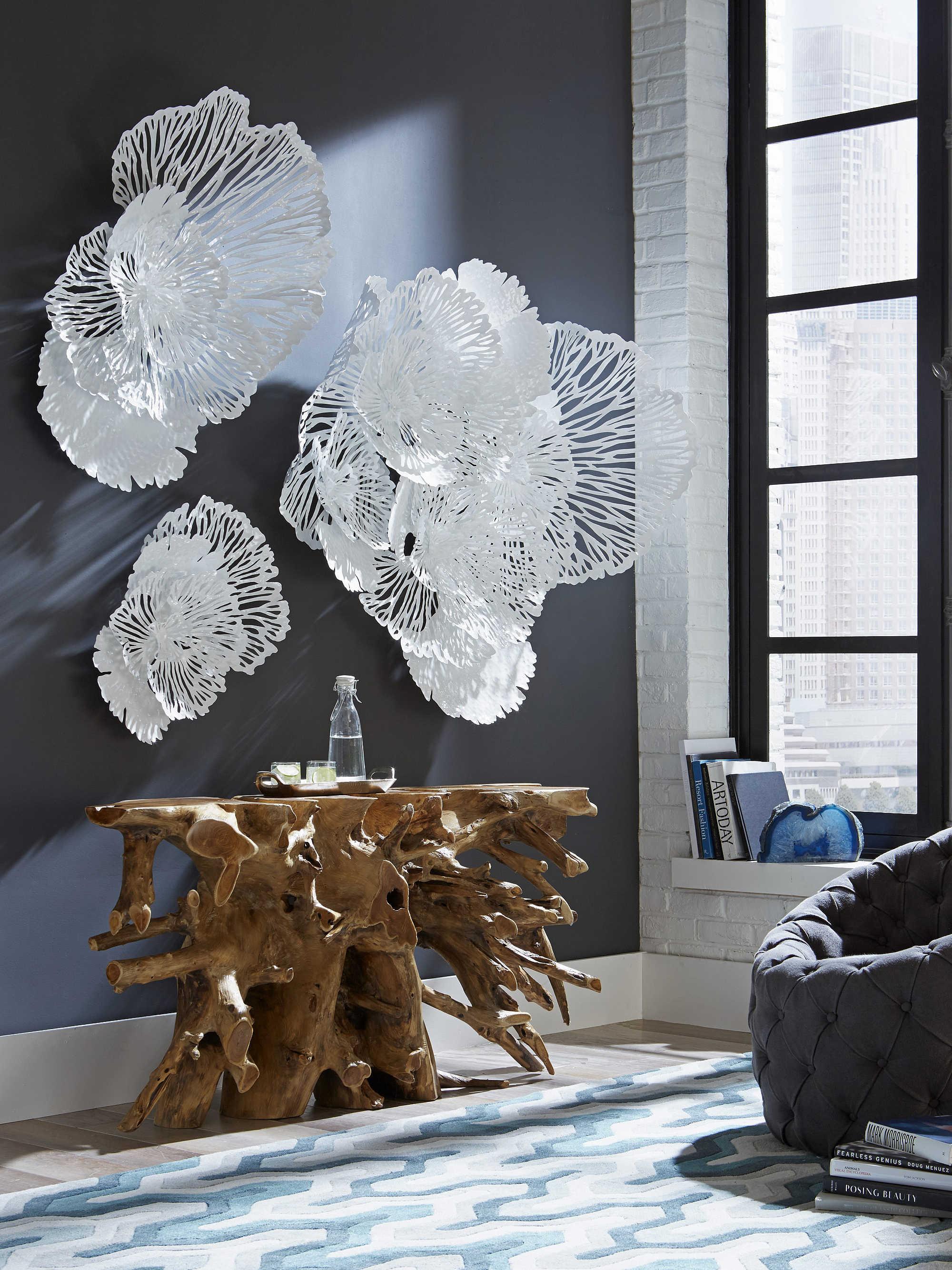 Phillips Collection Flower Metal Wall Art