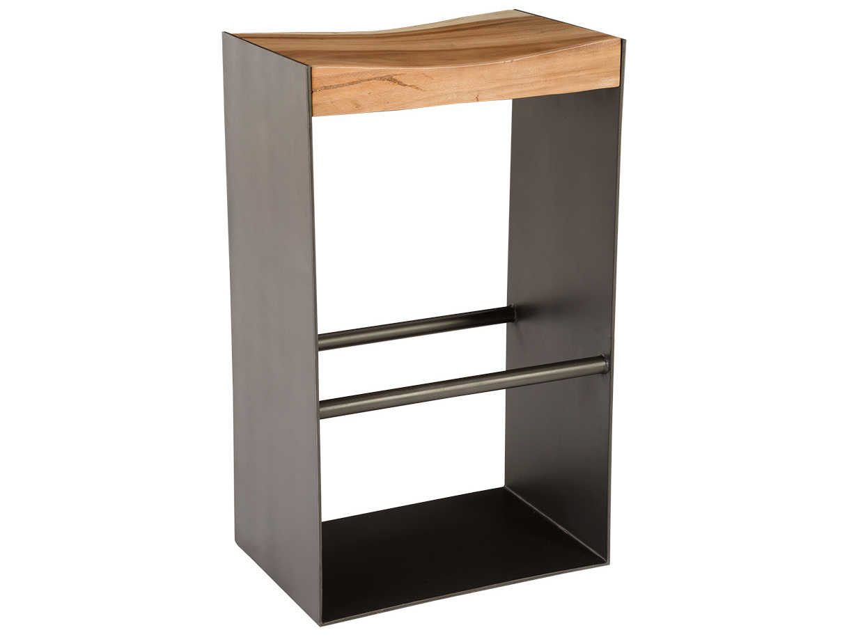 Phillips Collection Natural Acacia Wood Bar Stool