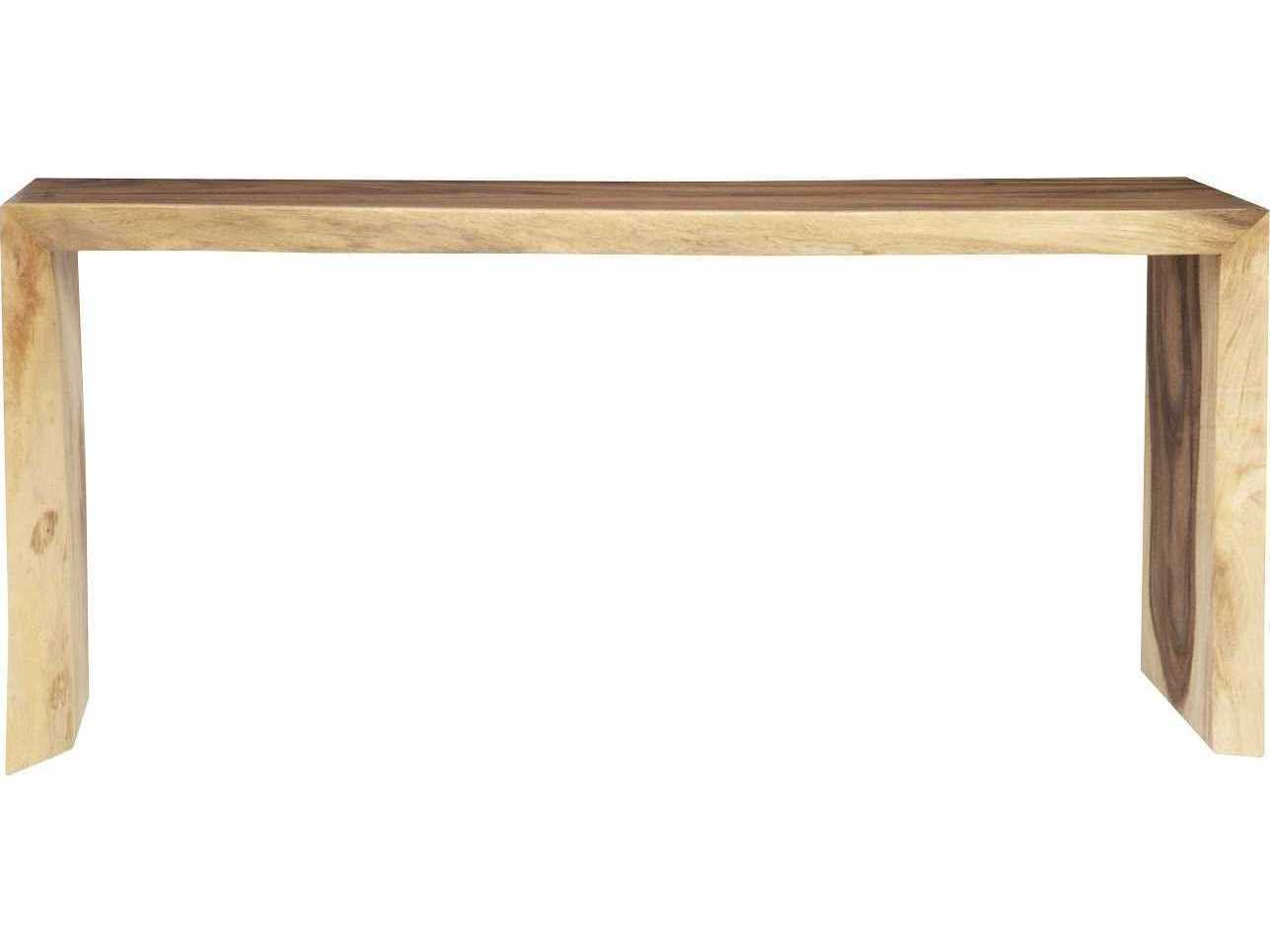 Phillips Collection Rectangular Wood Natural Brown Console Table