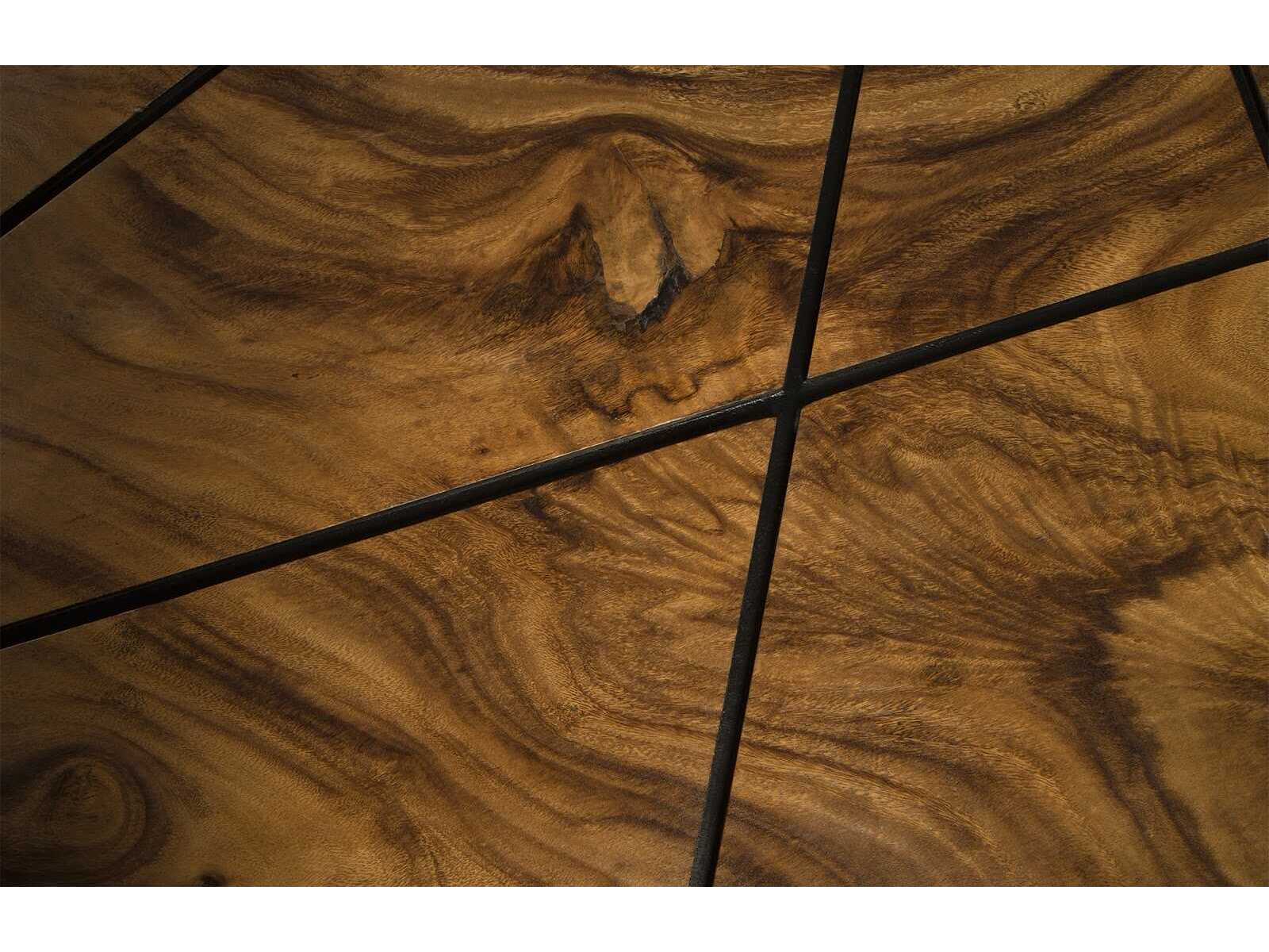 Phillips Collection Rectangular Wood Natural Black Coffee Table