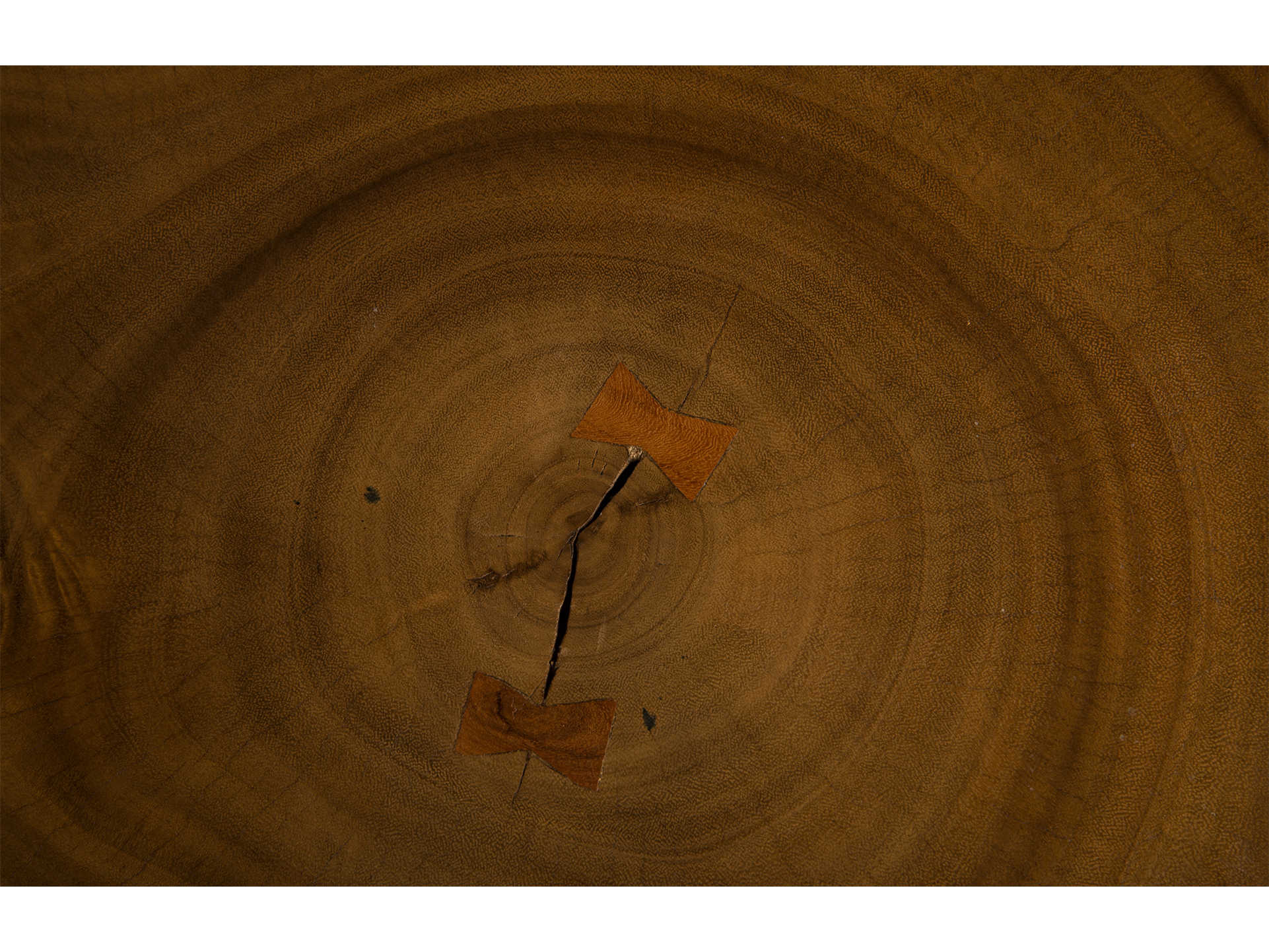 Phillips Collection Smoothed Natural Round Wood Bar Table