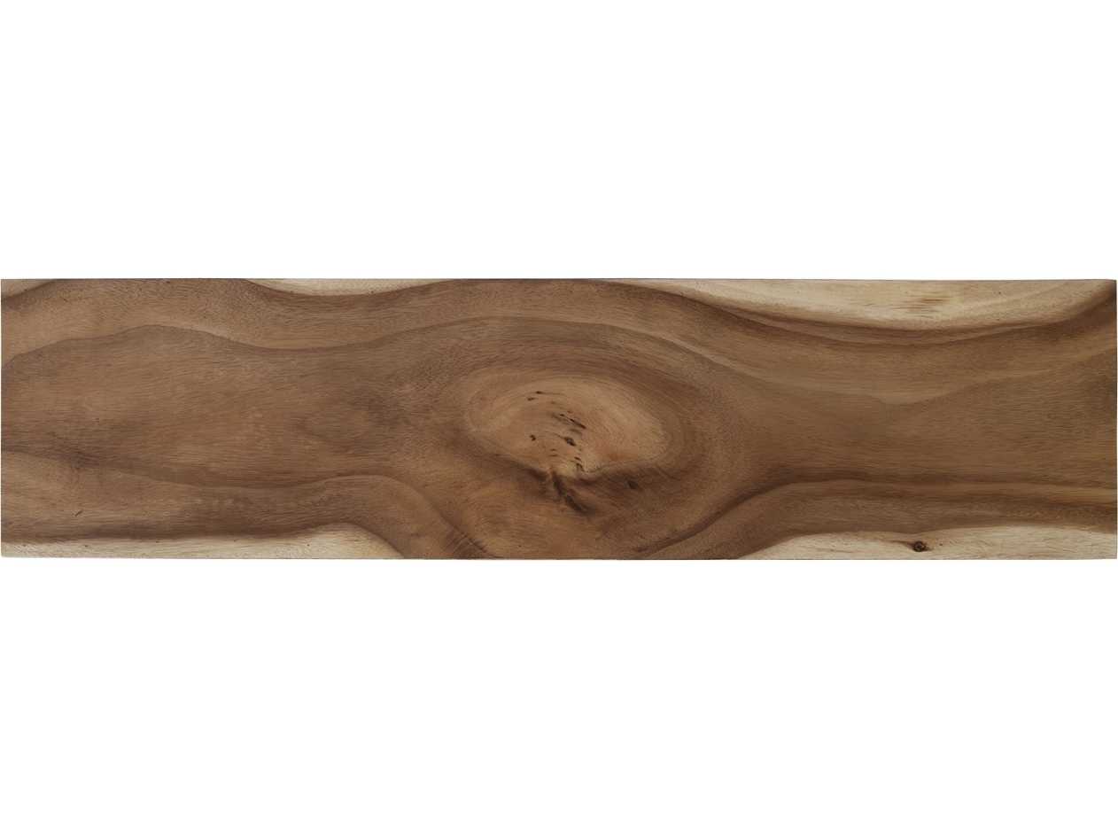 Phillips Collection Rectangular Wood Natural Brown Black Console Table