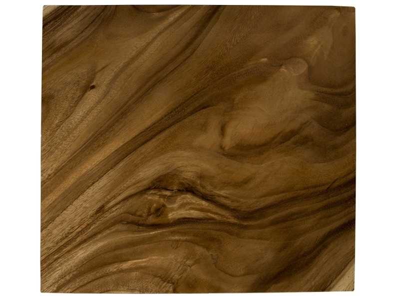 Phillips Collection Square Wood Natural Brown Black End Table