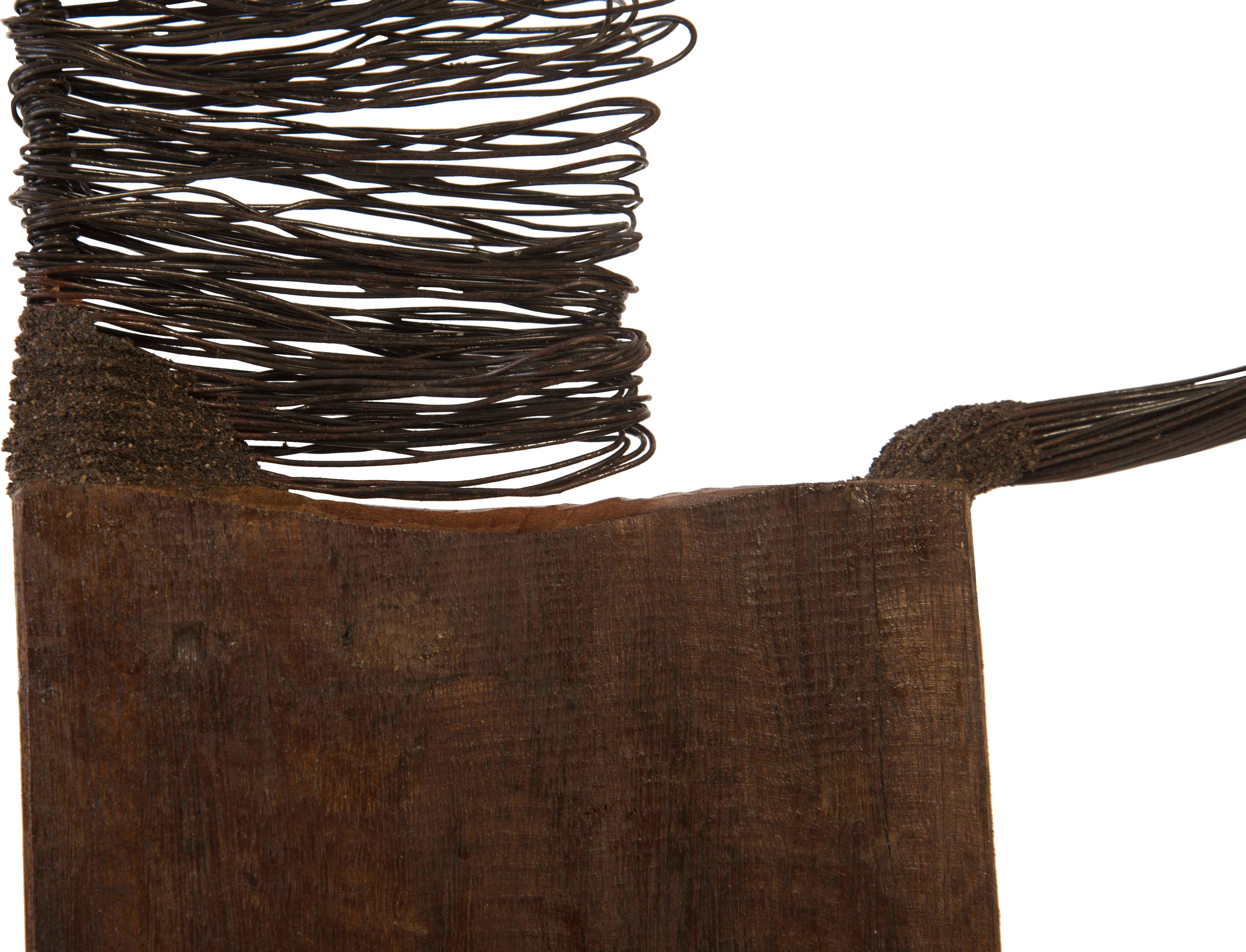 Phillips Collection Wire Horse Black Brown Sculpture