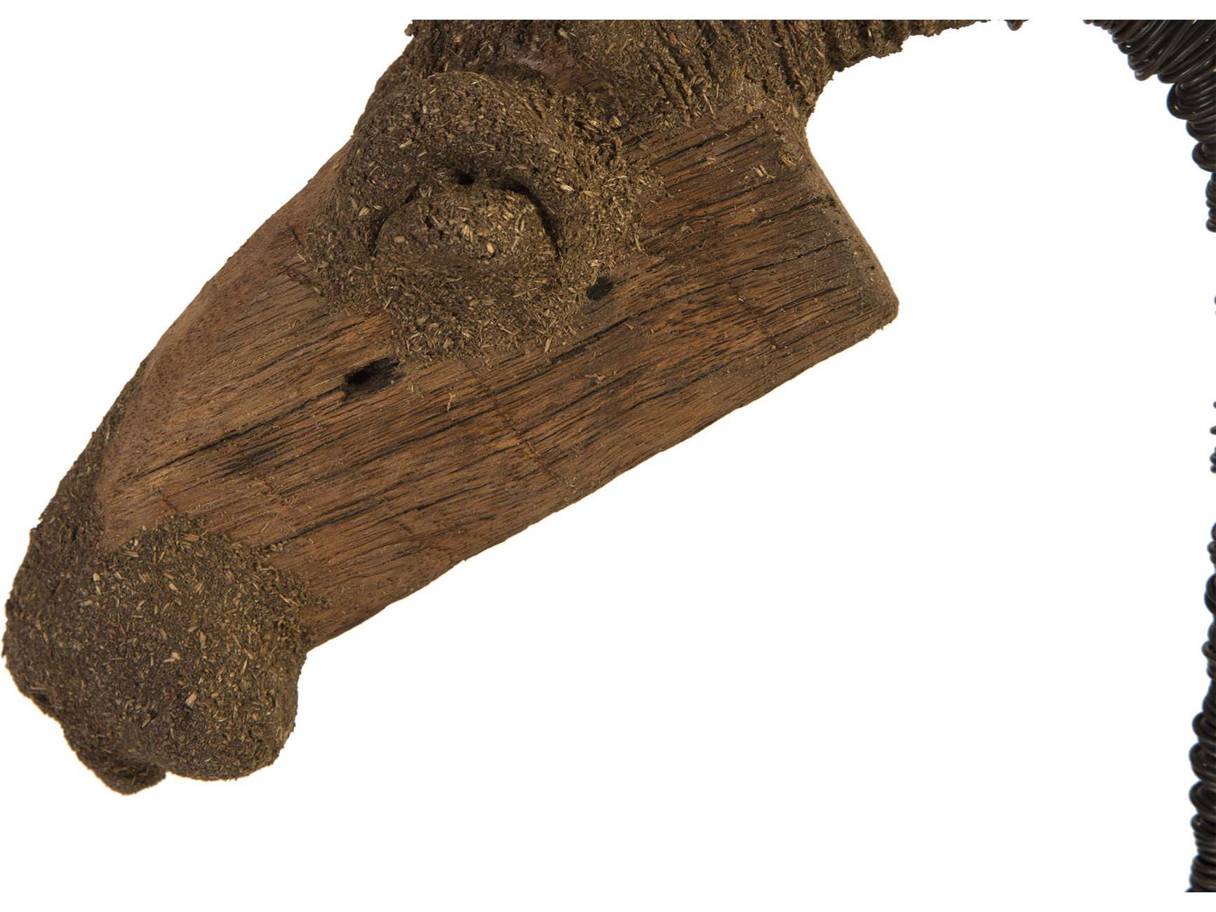 Phillips Collection Wire Horse Brown Black Sculpture