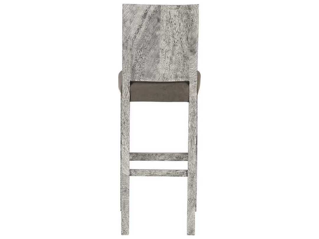 Phillips Collection Grey Stone Upholstered Bar Stool
