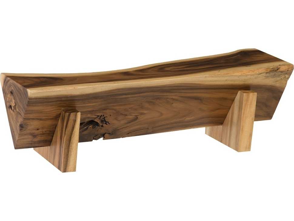 Phillips Collection Natural Brown Accent Bench