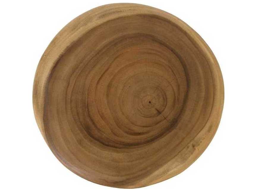 Phillips Collection Black Brown Accent Stool