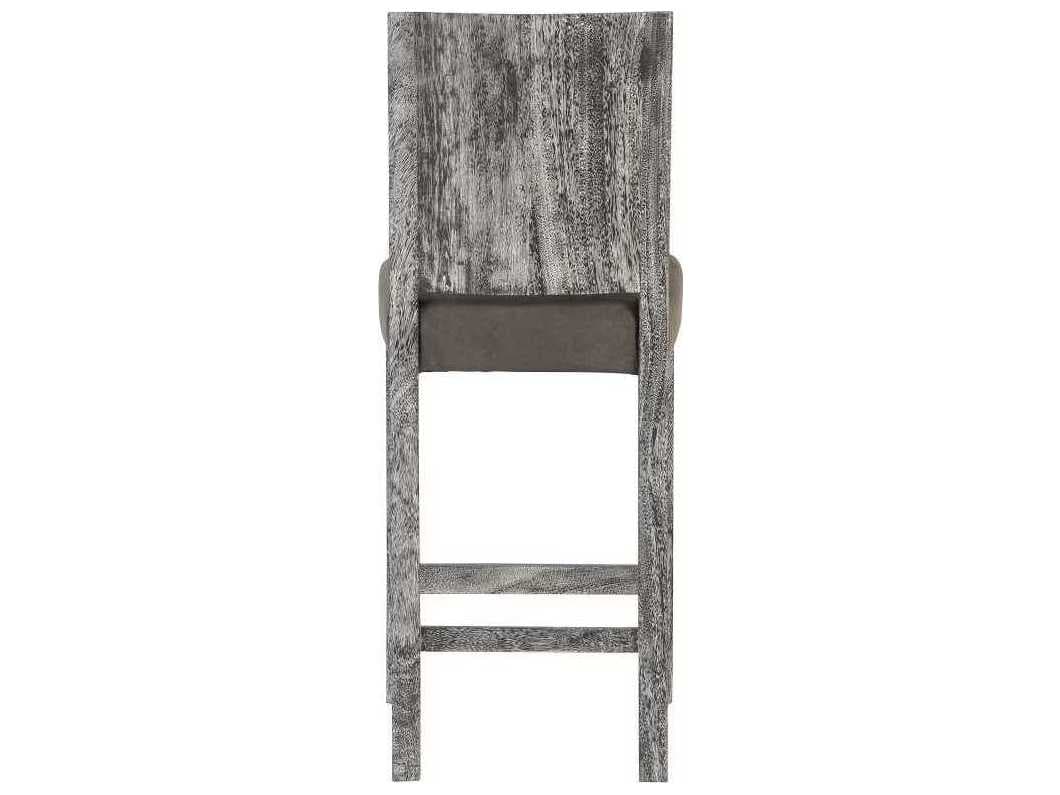 Phillips Collection Grey Stone Upholstered Bar Stool