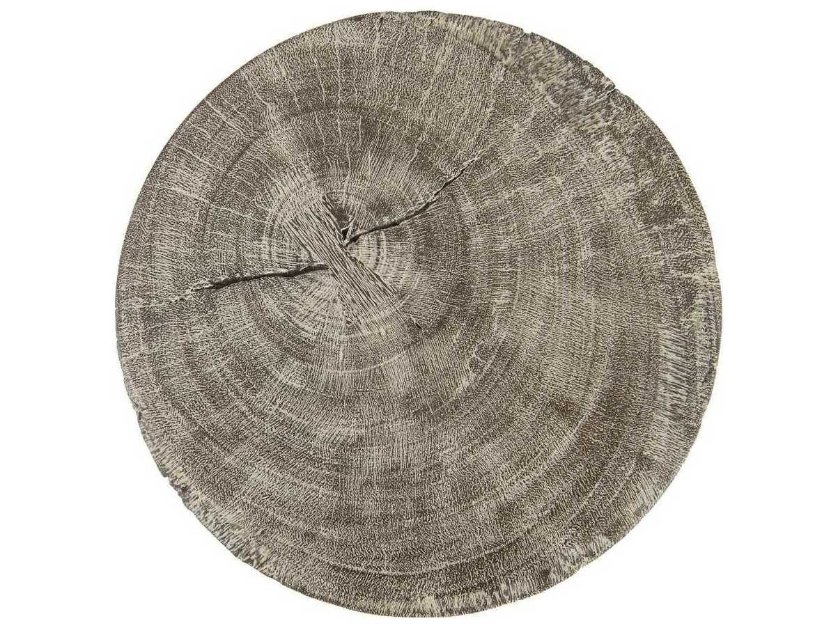 Phillips Collection Gray Stone Accent Stool