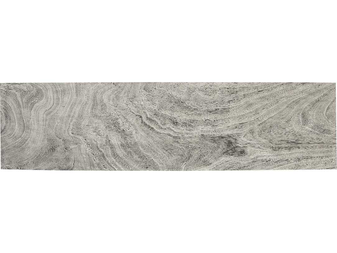 Phillips Collection Rectangular Wood Grey Black Console Table