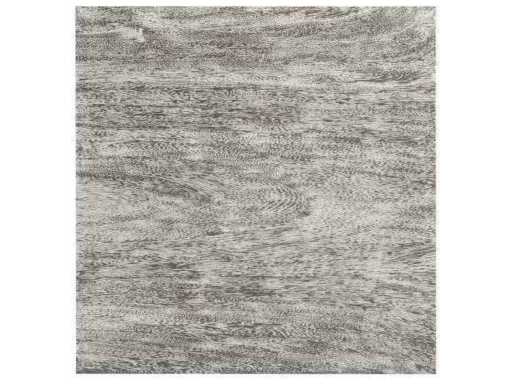 Phillips Collection Square Wood Gray Stone Black End Table