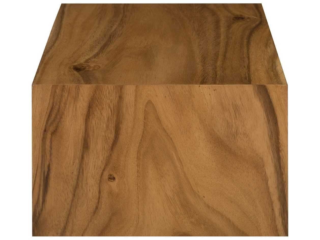 Phillips Collection Square Wood Natural Brown End Table