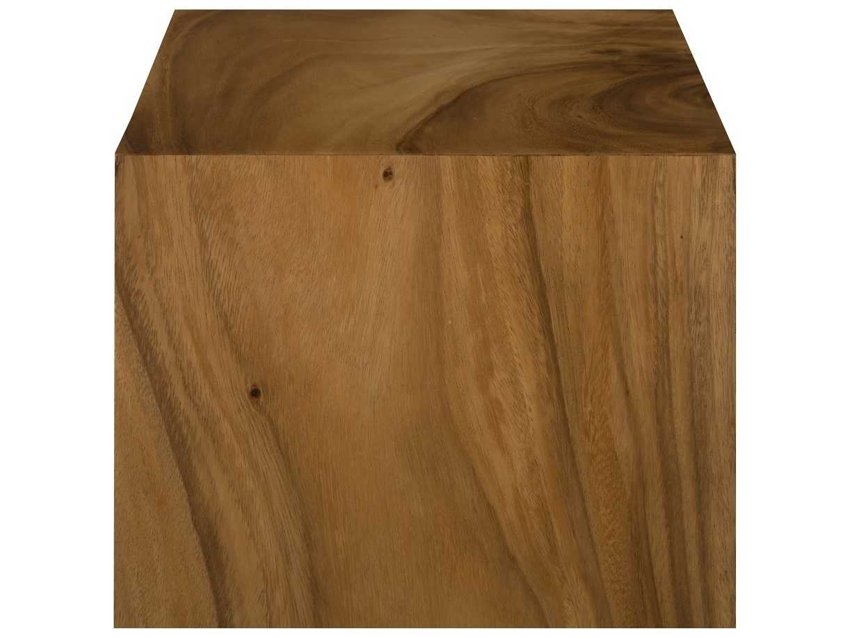 Phillips Collection Square Wood Natural Brown End Table