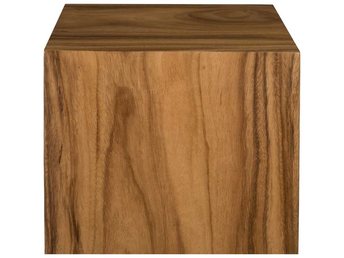 Phillips Collection Square Wood Natural Brown End Table