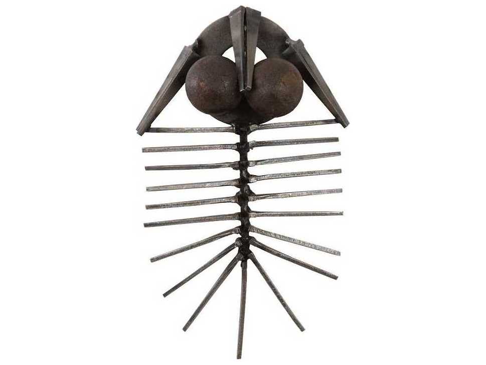 Phillips Collection Rust Trilobites Metal Wall Art