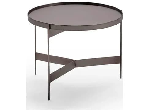 Pianca Abaco Tall Round Coffee Table/Matt.Titan