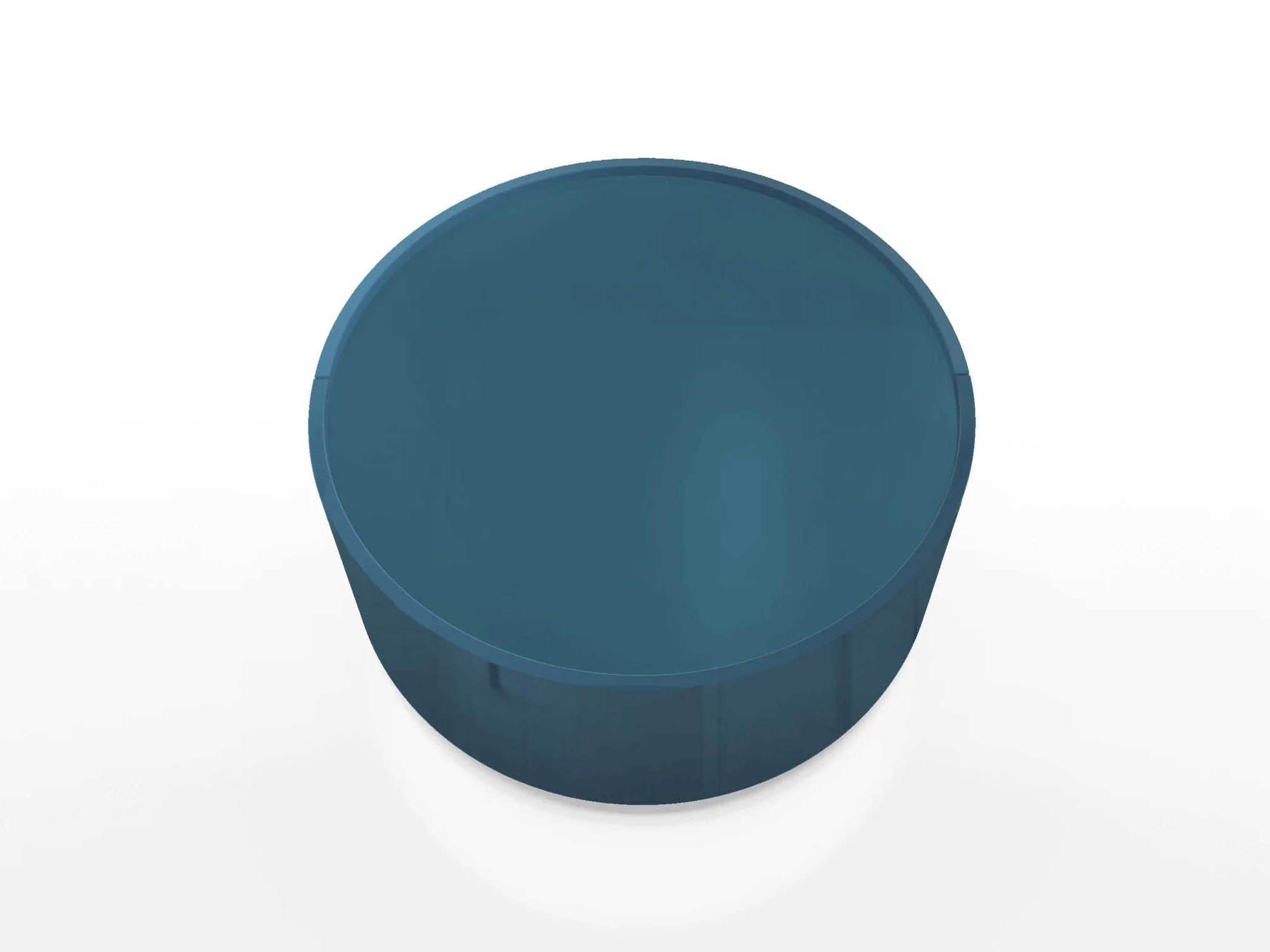 Pianca Dedalo 1-Drawer Gray Nightstand