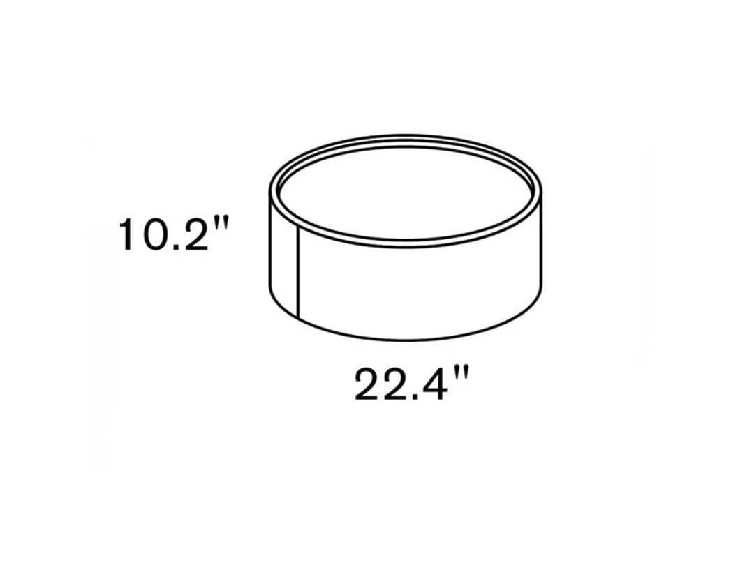 Pianca Dedalo 1-Drawer Brown Walnut Wood Nightstand