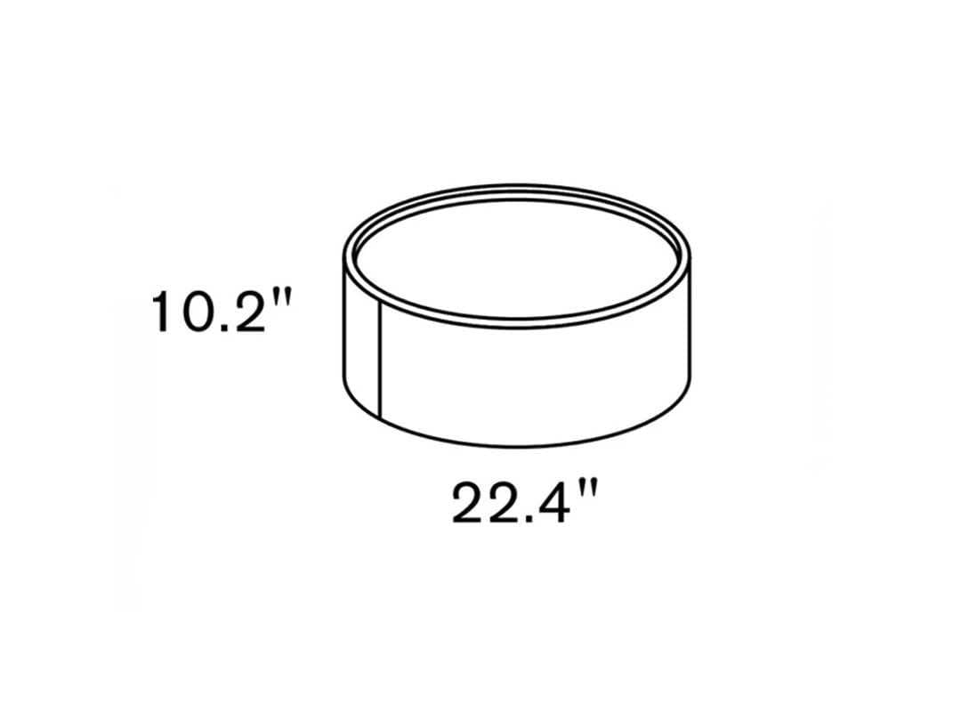 Pianca Dedalo 1-Drawer Brown Oak Wood Nightstand