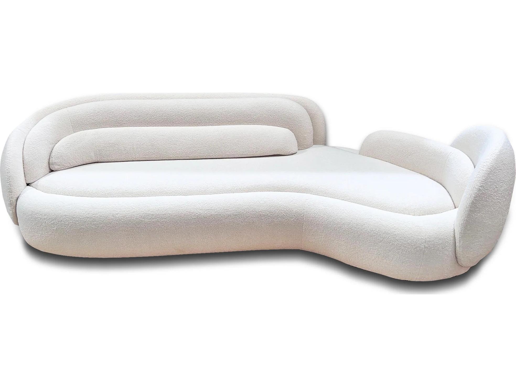 Pianca Peoonia Sofa 117" - White Acacia