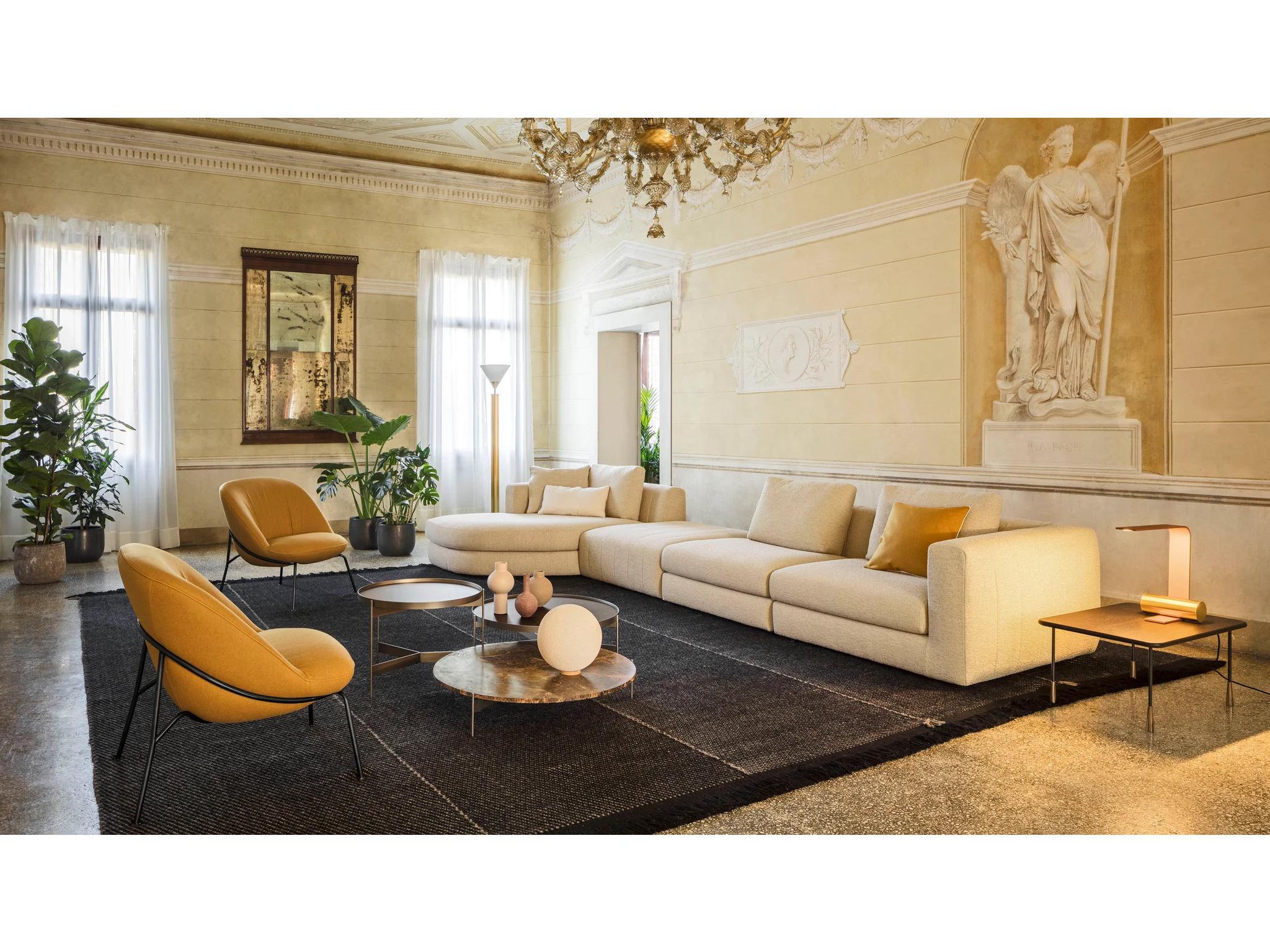 Pianca Tobias Right Sectional - Light beige Kos