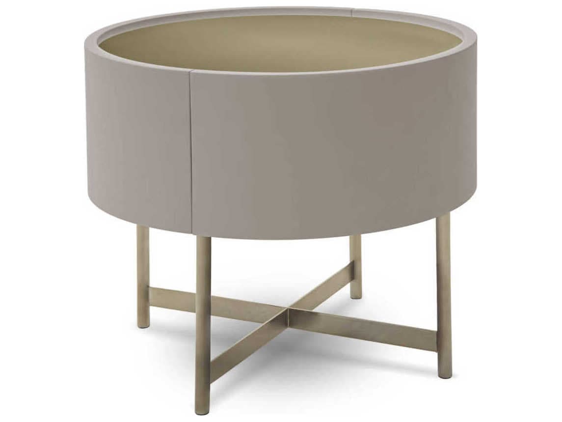 Pianca Dedalo 1-Drawer Beige Nightstand