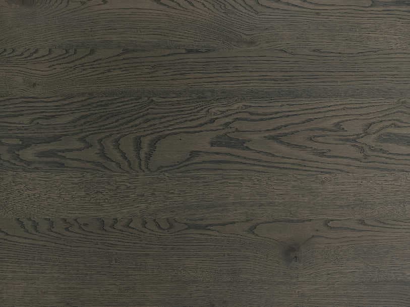 Pianca Contralto Round Wood Burnt Oak Titanium Balanzone Terrazzo End Table