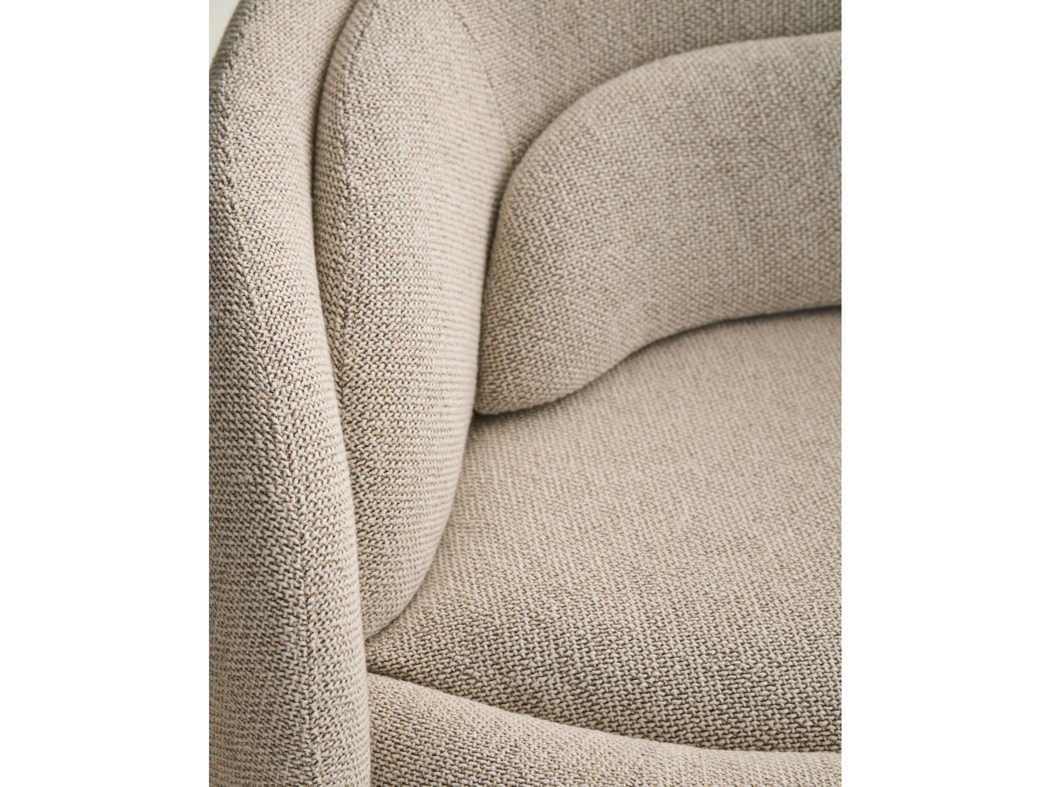 Pianca Peonia Zea Black Plinth Beige Upholstered Sofa