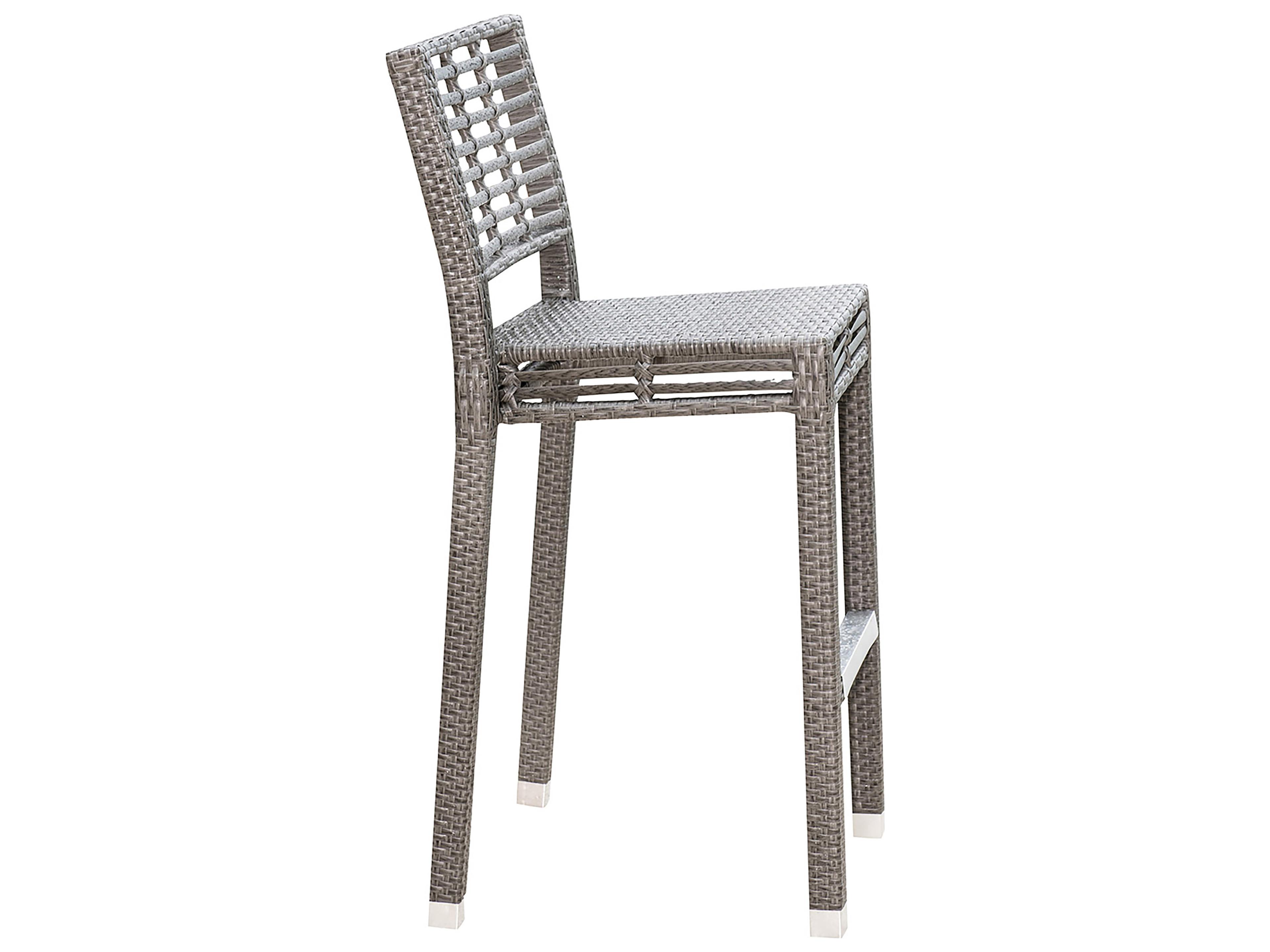 Panama Jack Graphite Set of 2 Stackable Barstools