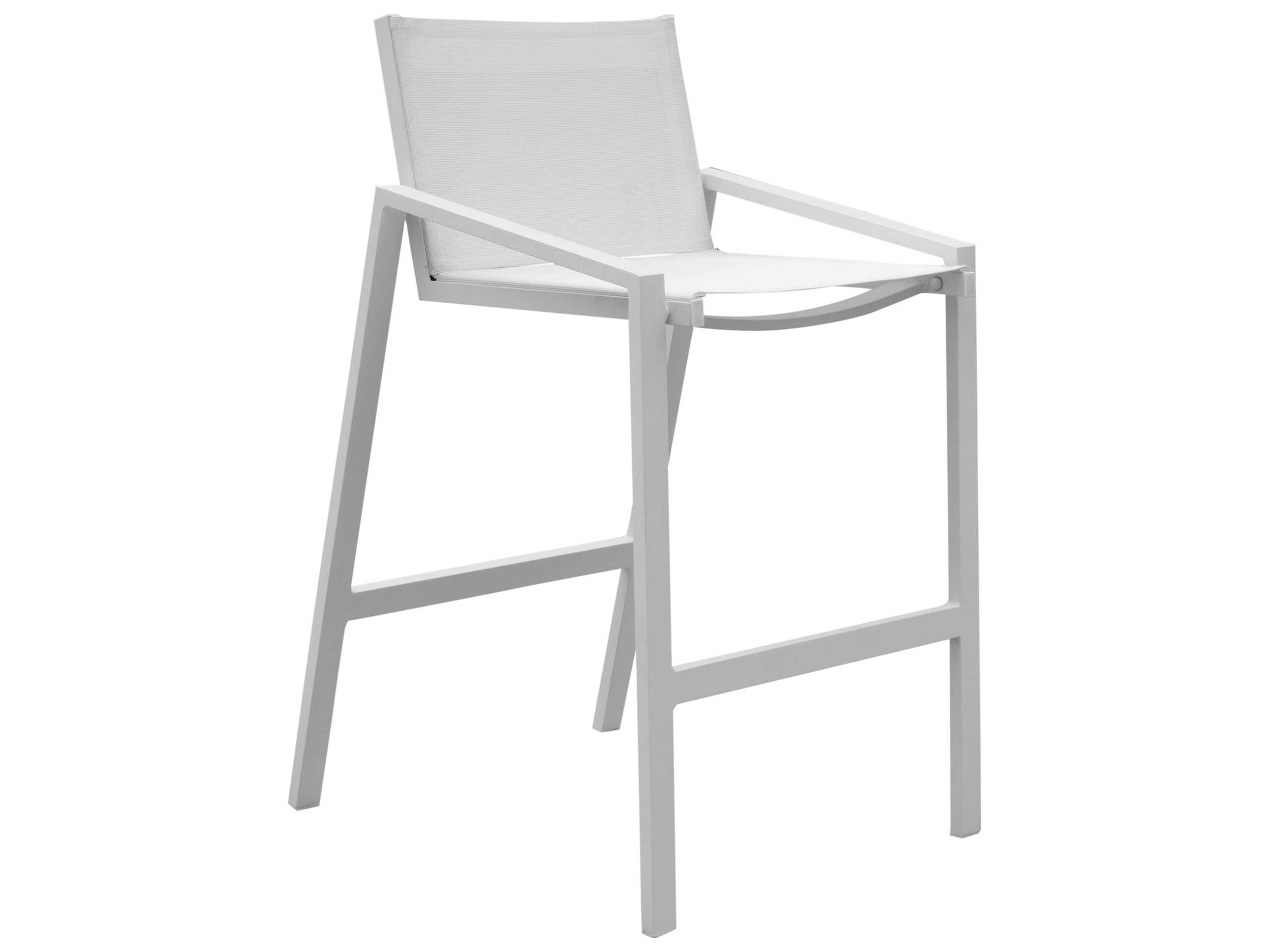 Panama Jack Mykonos Aluminum Sling Stackable Outdoor Patio Bar Stool