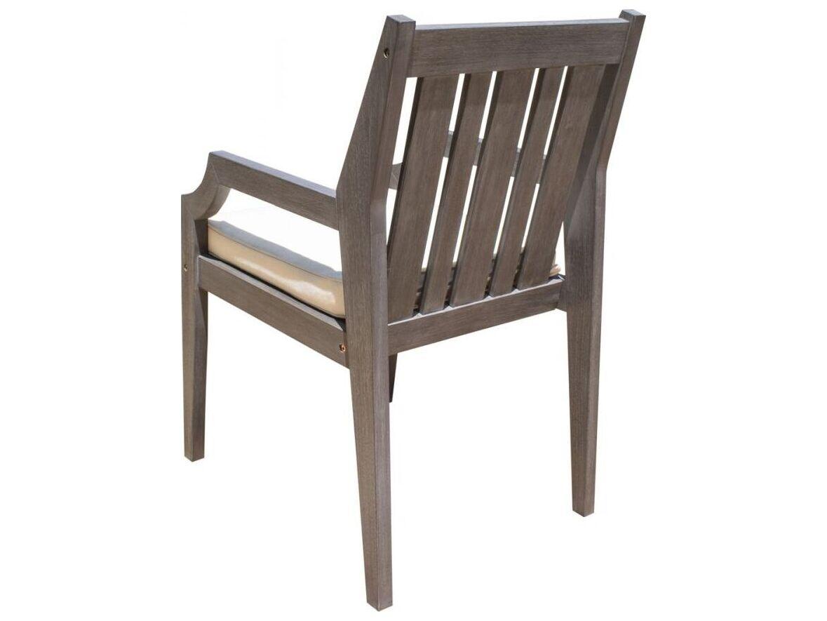 Panama Jack Poolside Aluminum Cushion Patio Dining Arm Chair