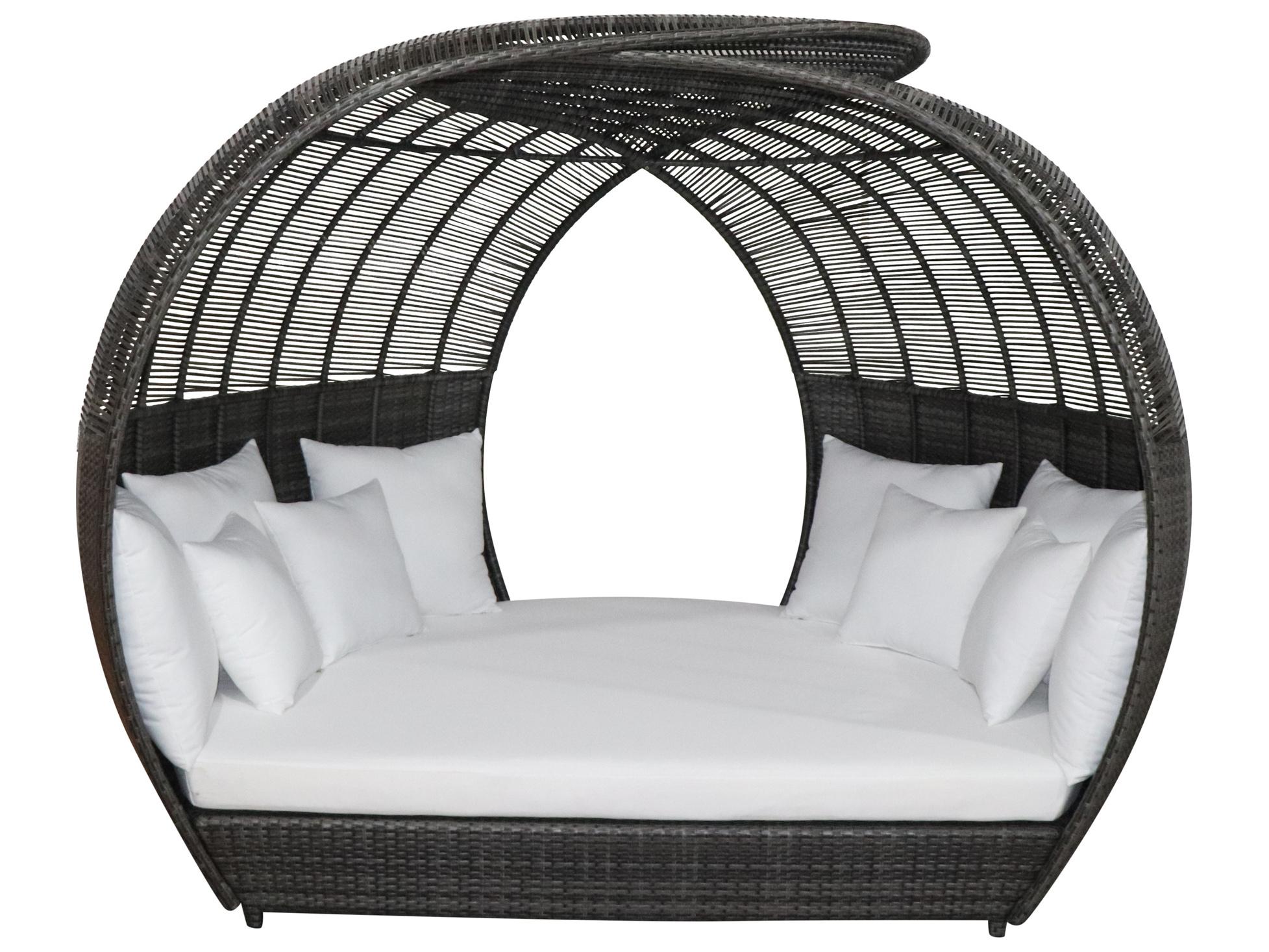 Panama Jack Outdoor Banyan Aluminum Wintech Gray Fiber Daybed