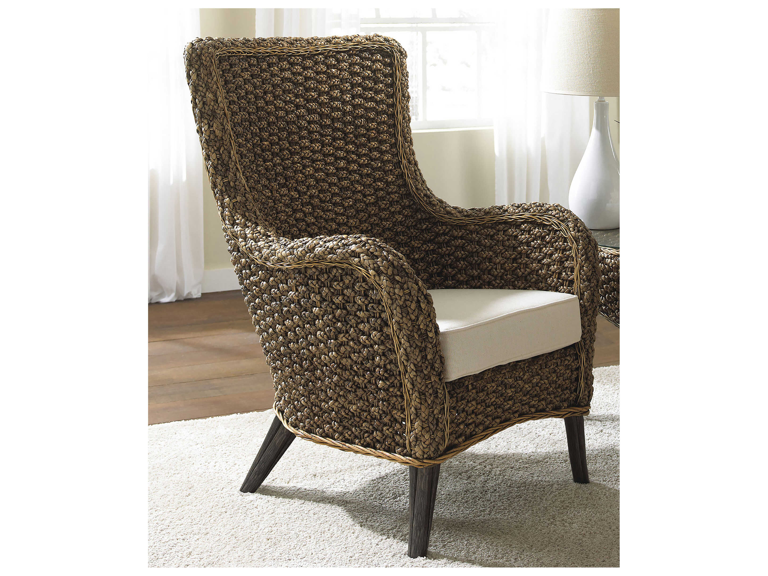 Panama Jack Sanibel Wicker Outdoor Patio Lounge Chair