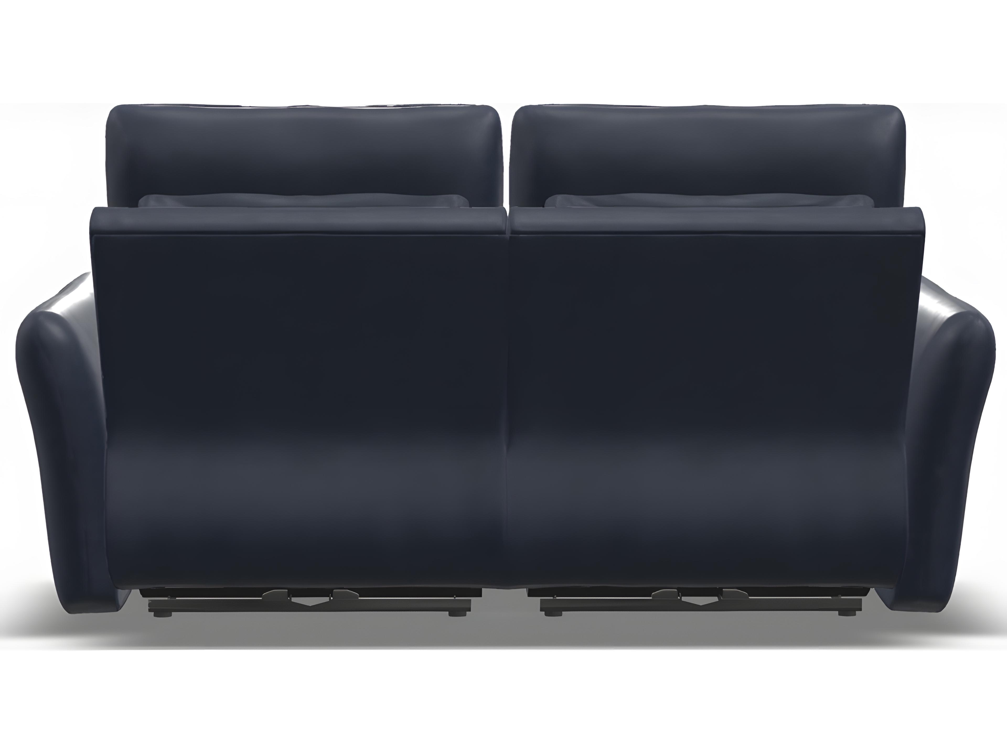 Palliser Chelsea Leather Upholstery Loveseat Power Recliner with Power Headrest