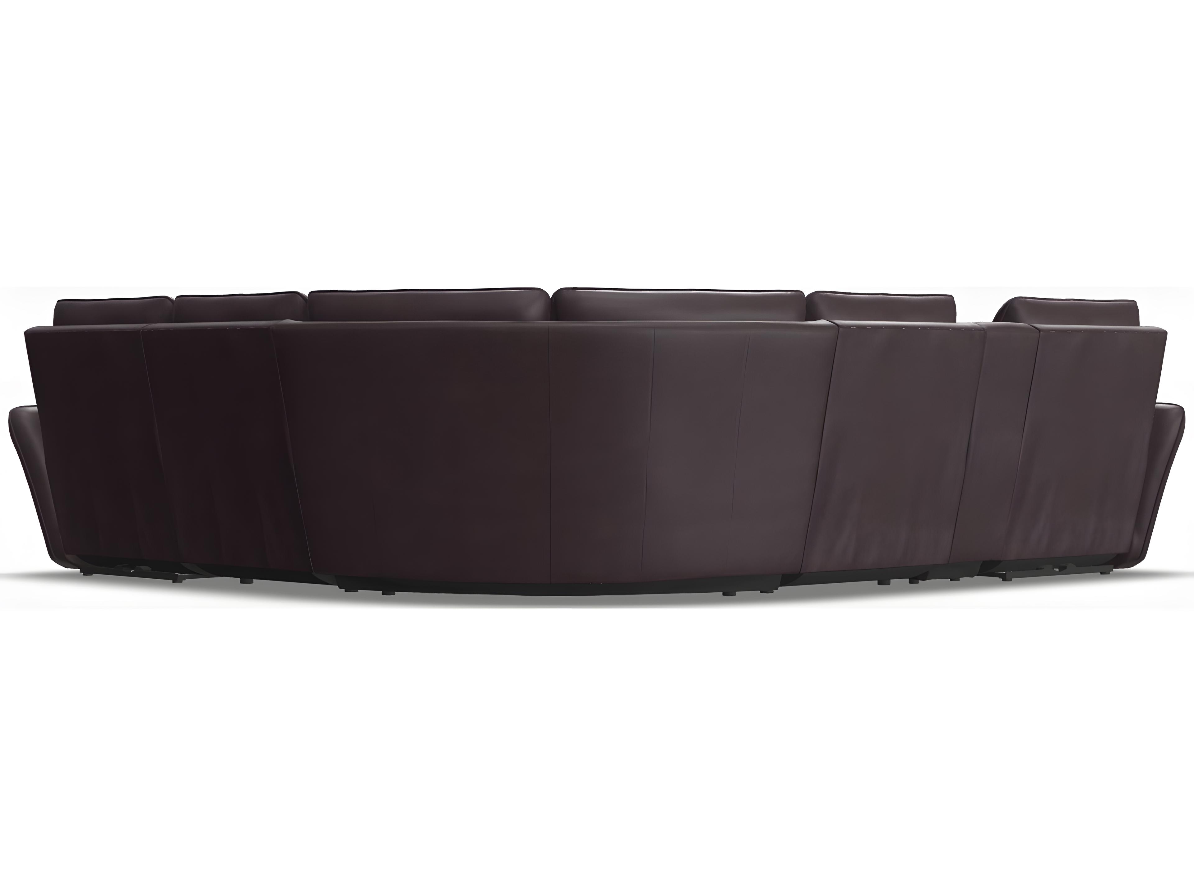 Palliser Chelsea Dark Brown Leather Upholstery Sectional Sofa
