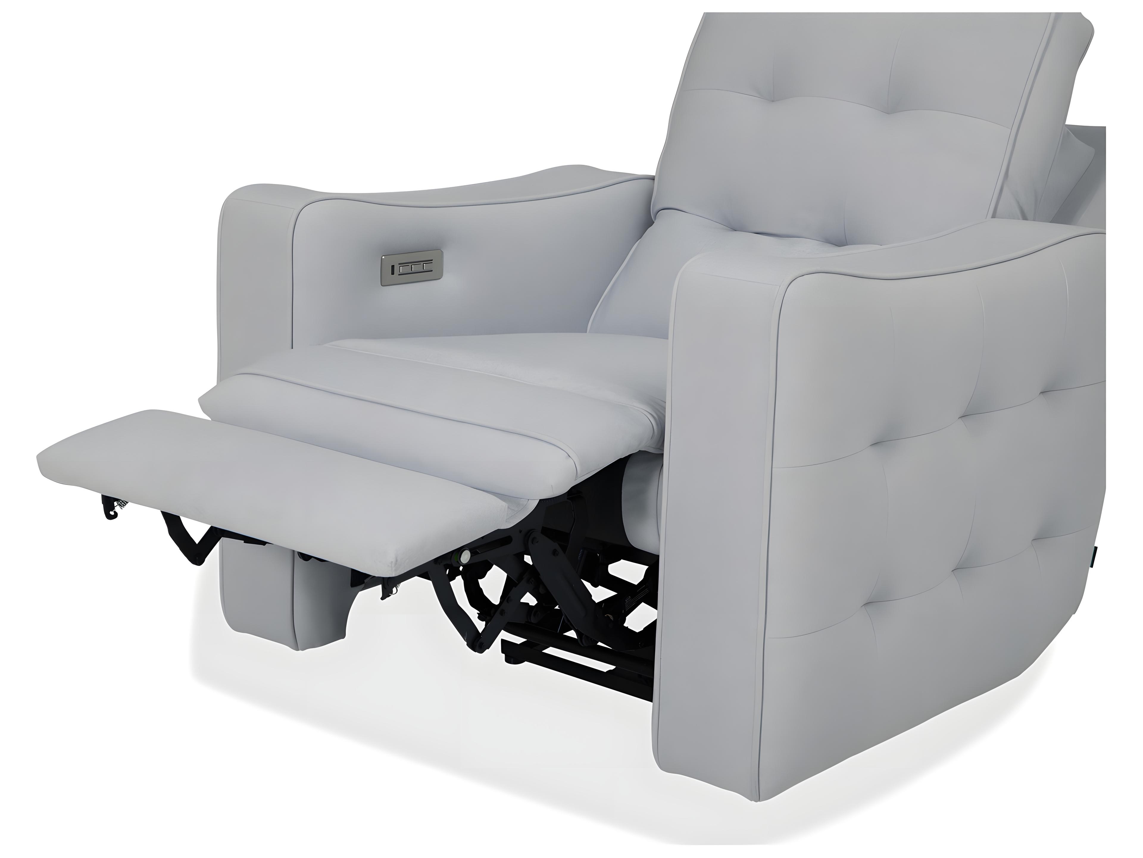 Palliser Astoria Leather Upholstery Power Recliner Wall Hugger with Power Headrest