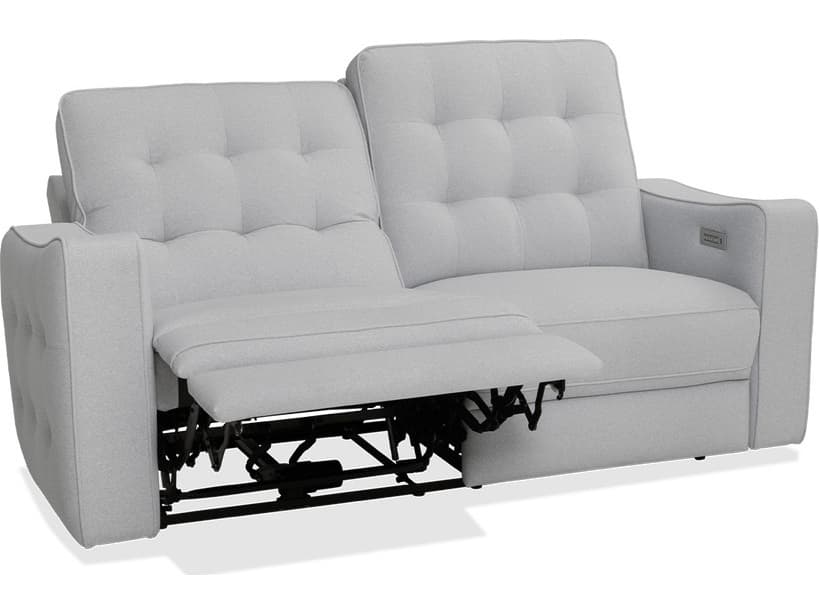 Palliser Astoria Leather Upholstery Sofa Power Recliner with Power Headrest, 2 over 2