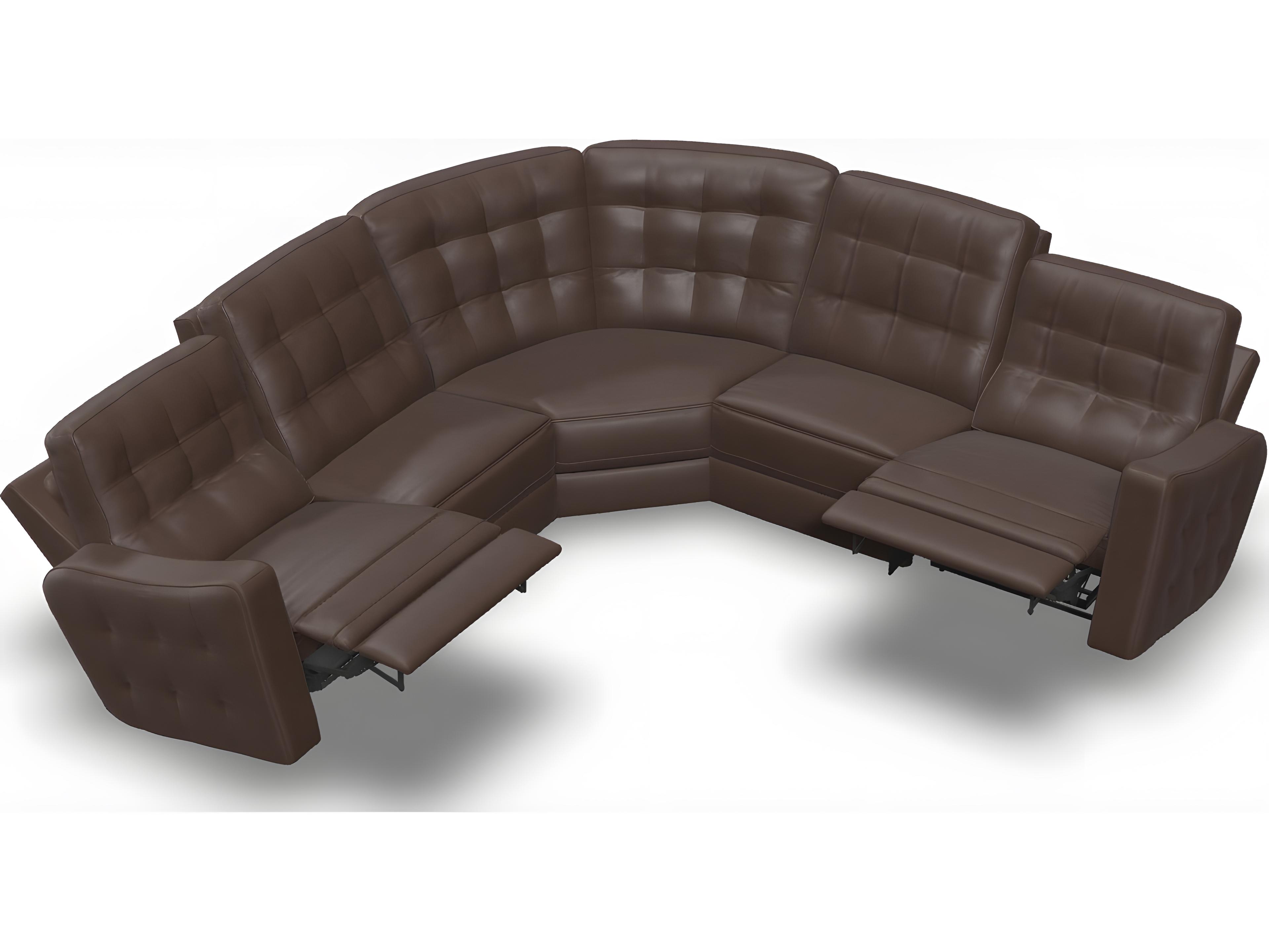 Palliser Astoria Leather Upholstery Sectional Sofa