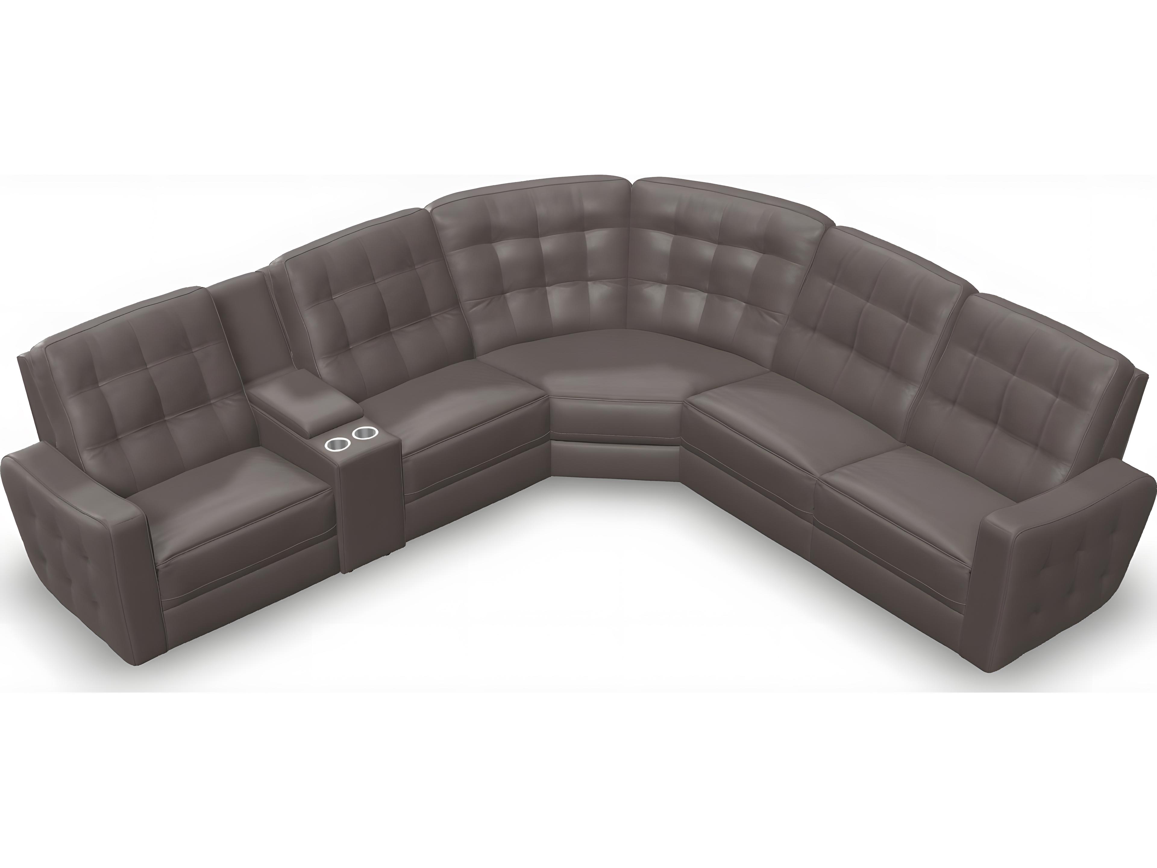 Palliser Astoria Leather Upholstery Sectional Sofa