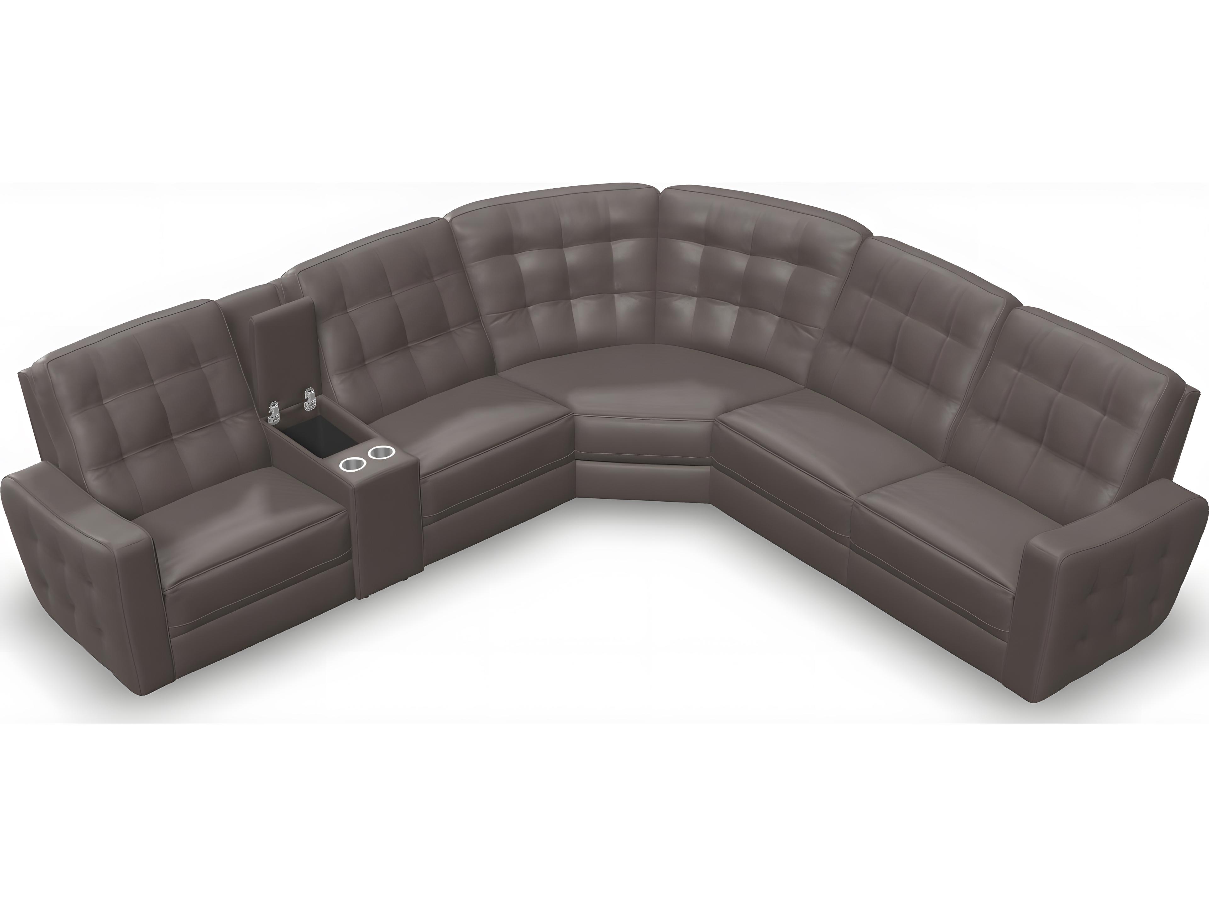 Palliser Astoria Leather Upholstery Sectional Sofa