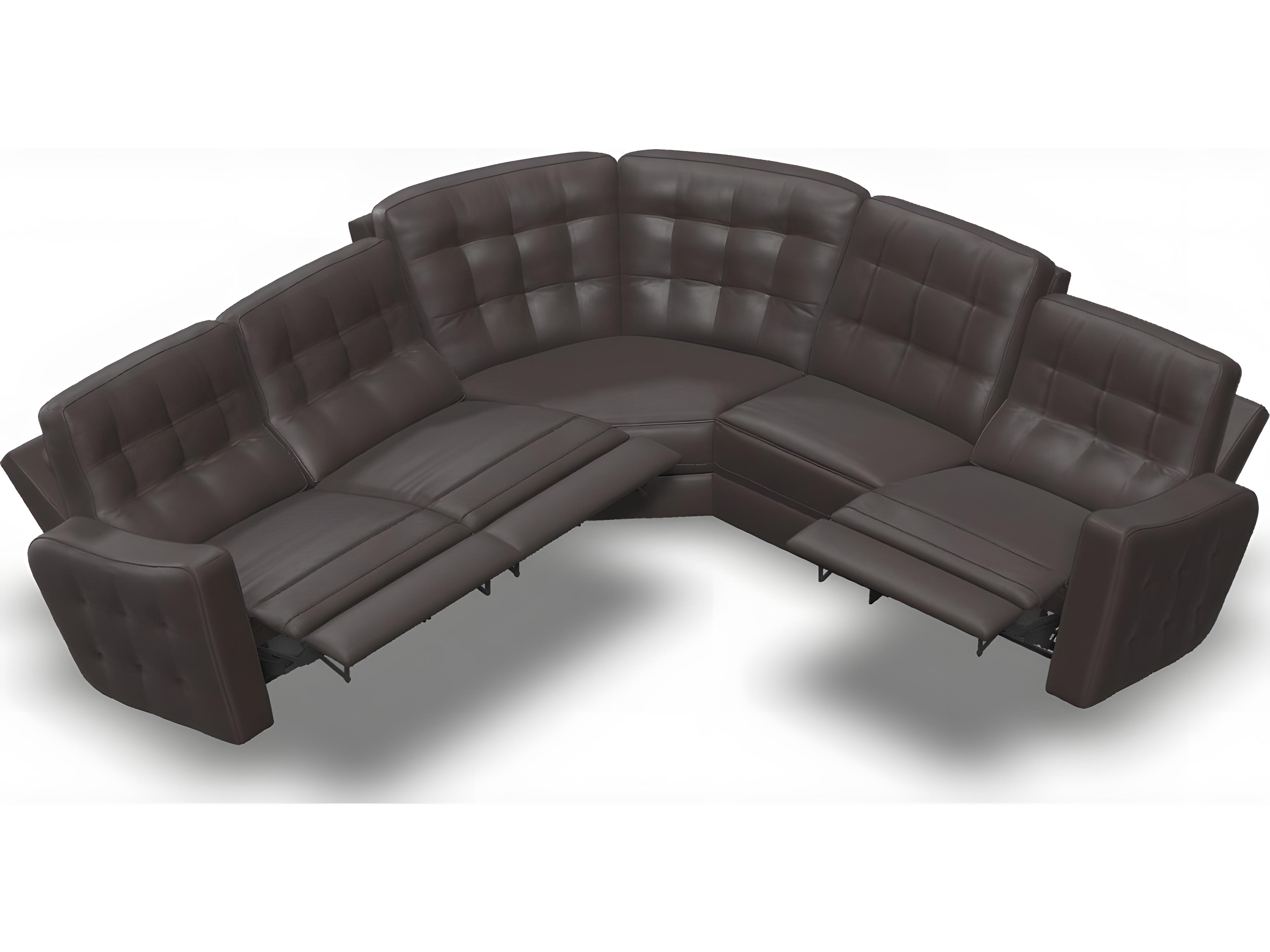 Palliser Astoria Leather Upholstery Sectional Sofa