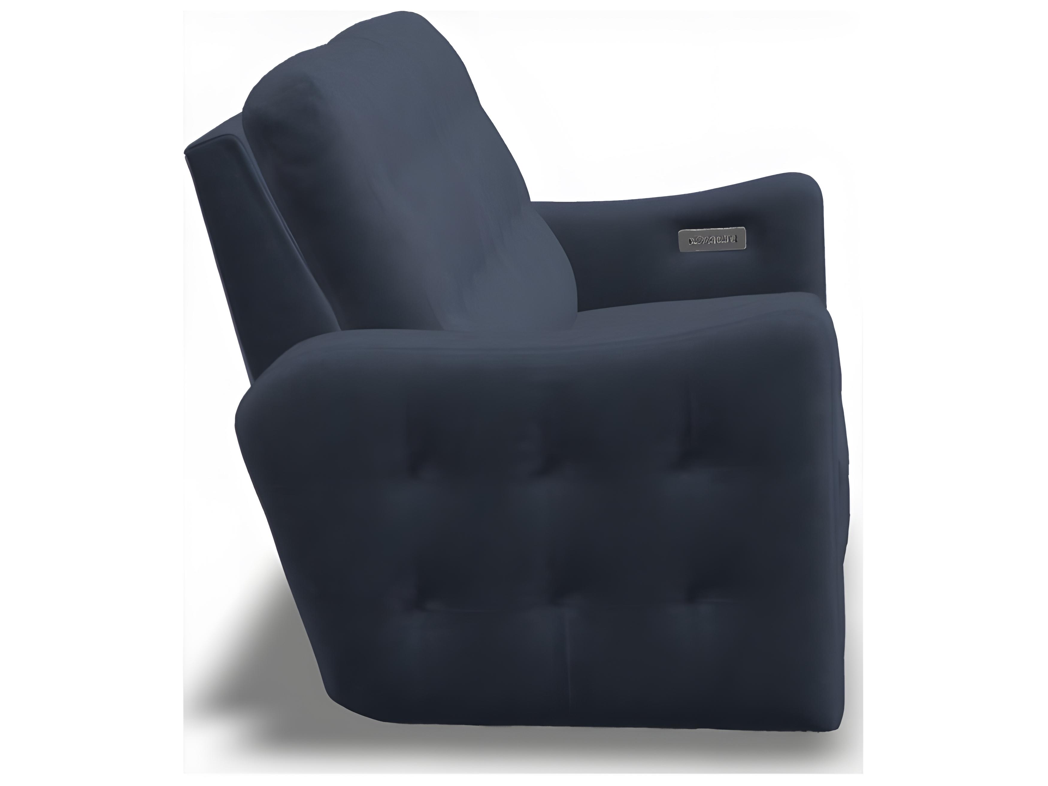 Palliser Astoria Leather Upholstery Sofa Power Recliner with Headrest & Lumbar 2 over 2