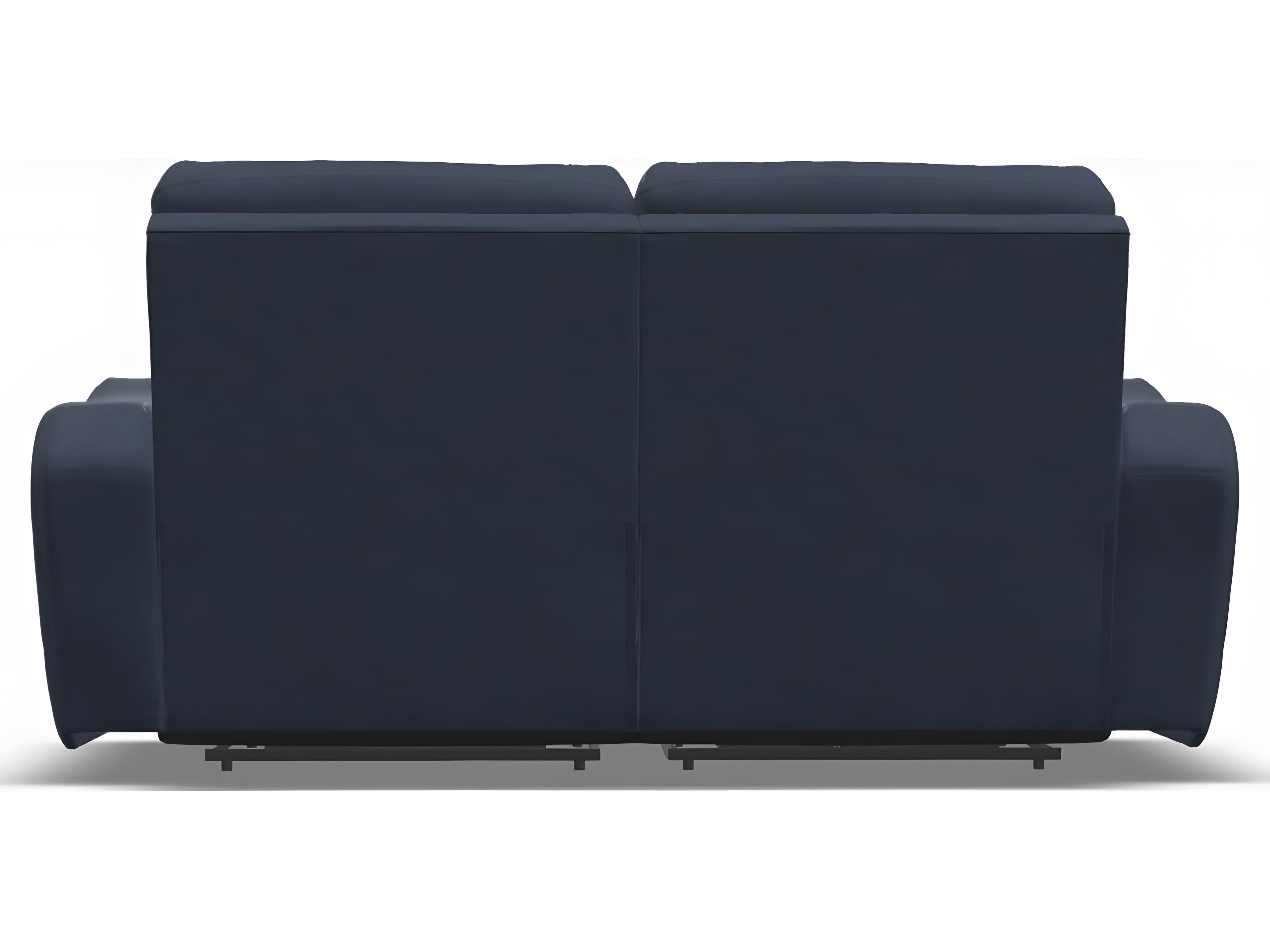 Palliser Astoria Leather Upholstery Sofa Power Recliner with Headrest & Lumbar 2 over 2