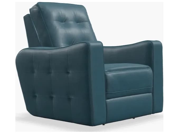Palliser Astoria Leather Upholstery Power Recliner Wall Hugger with Headrest & Lumbar