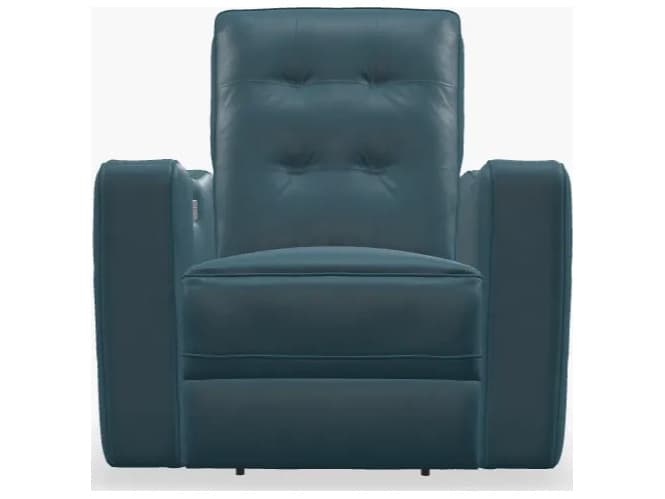 Palliser Astoria Leather Upholstery Power Recliner Wall Hugger with Headrest & Lumbar