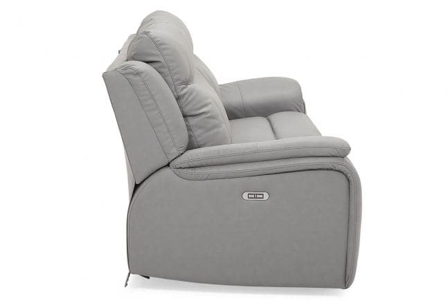 Palliser Buckingham Leather Upholstery Loveseat Power Recliner with Power Headrest